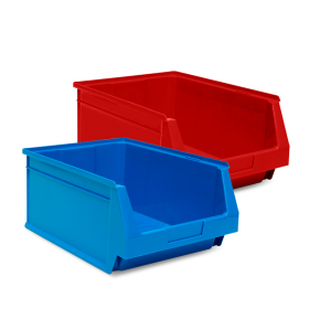 Pack 12 Stapelbare Sichtlagerkästen Nr. 58